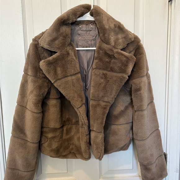 Jou Jou Jackets & Blazers - Jou Jou Juniors Tan Jacket